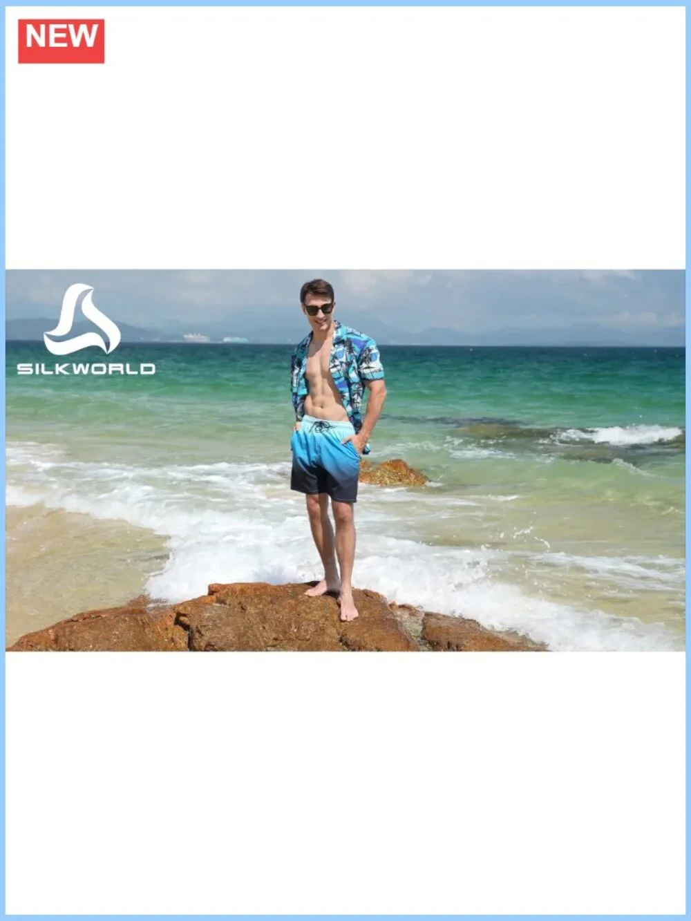 Quick Dry Swim Trunks with Compression Liner